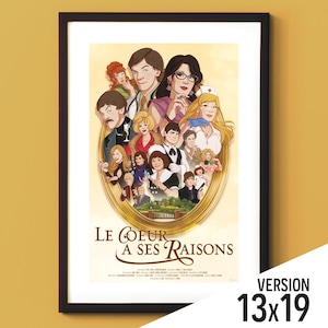 Affiche | Le Coeur a ses Raisons 13x19