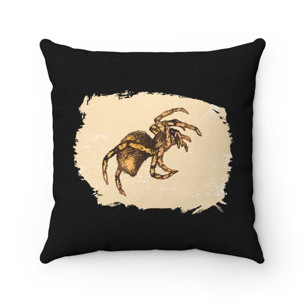 Tarantula Spider Throw Pillow Tarantula Pillow Tarantula Etsy