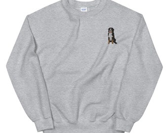 Bernese mountain Dog embroidery Sweatshirt