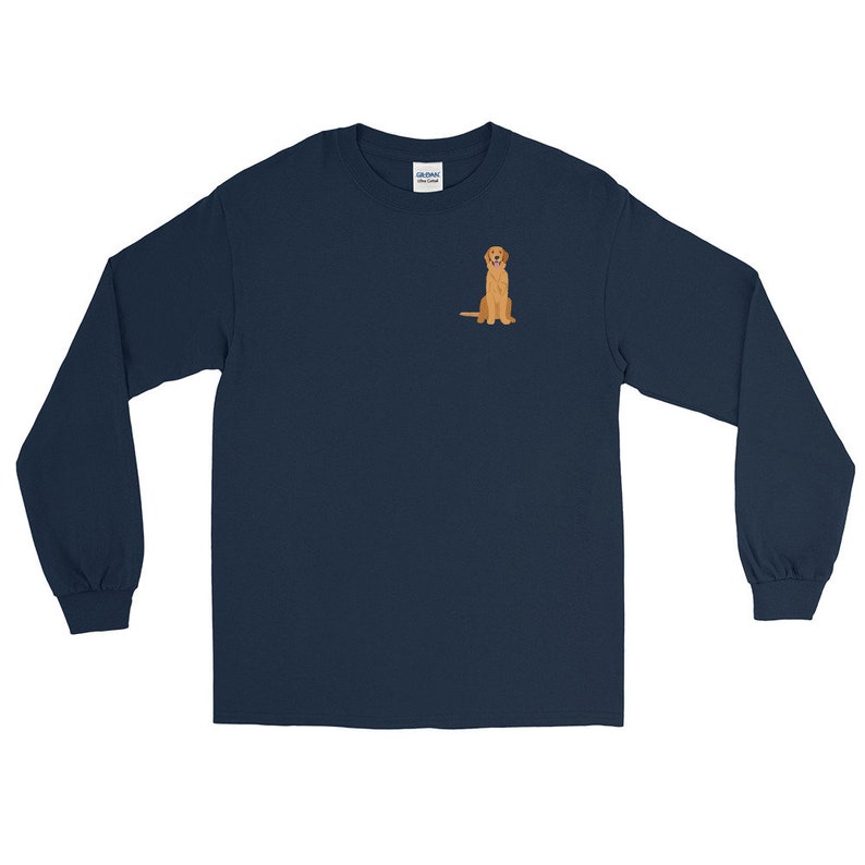 Golden Retriever Long Sleeve Shirt - Etsy