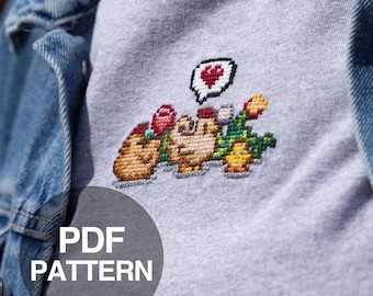 Spring Chickens - Stardew Valley Cross Stitch Chart