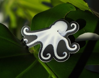 Vulcanoctopus sticker, diepzee-octopus sticker