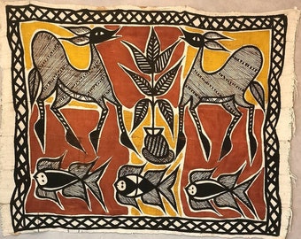 Toile Korhogo KOUAMÉ