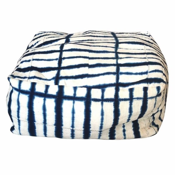 Gros pouf indigo MÉDINA