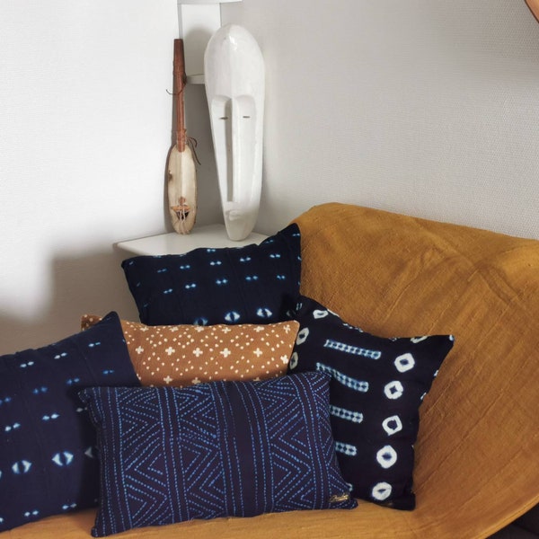 Coussin indigo ZAY