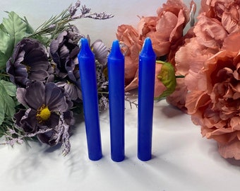 Blue Candle 6"