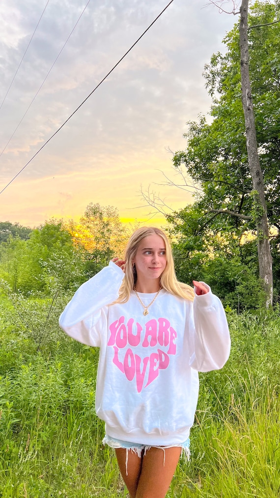 Sudadera rosa oversize outlet