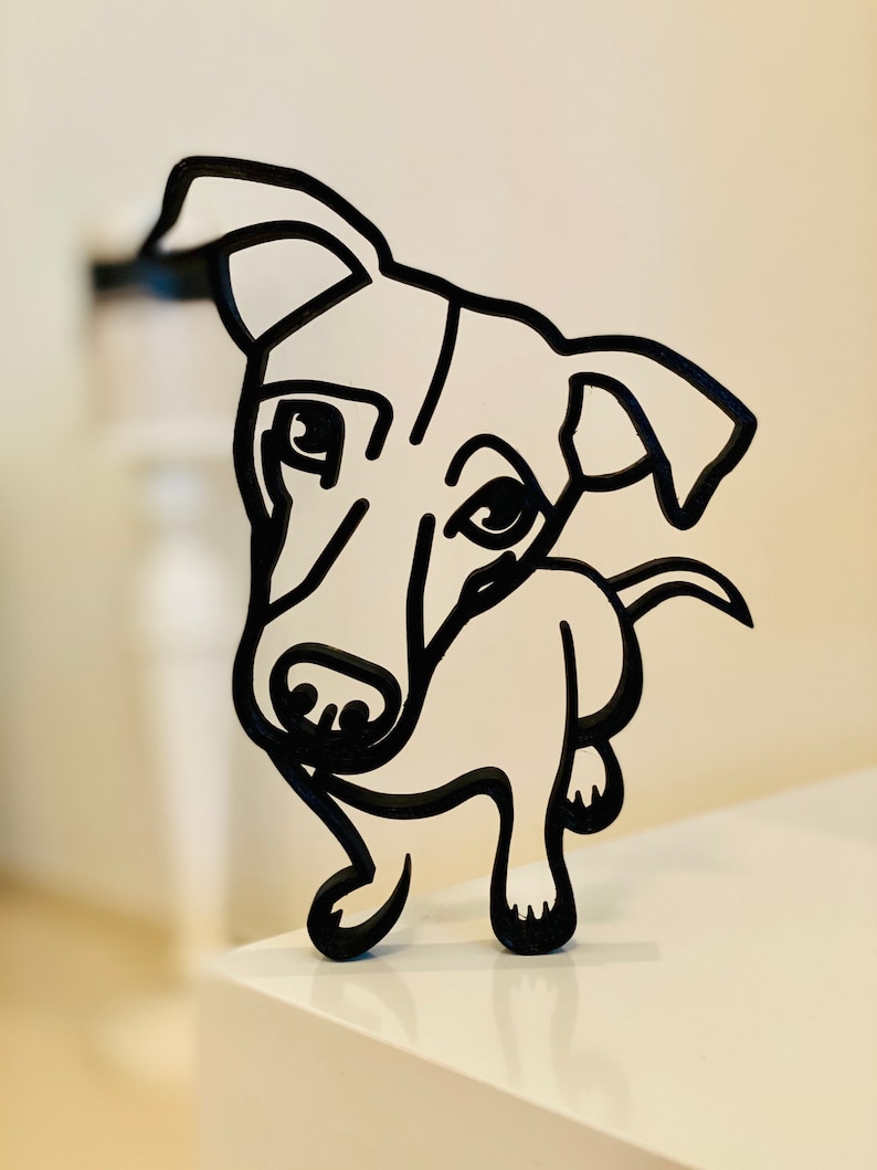 Jack Russell Cartoony dogs breeds tabletop figure image 4