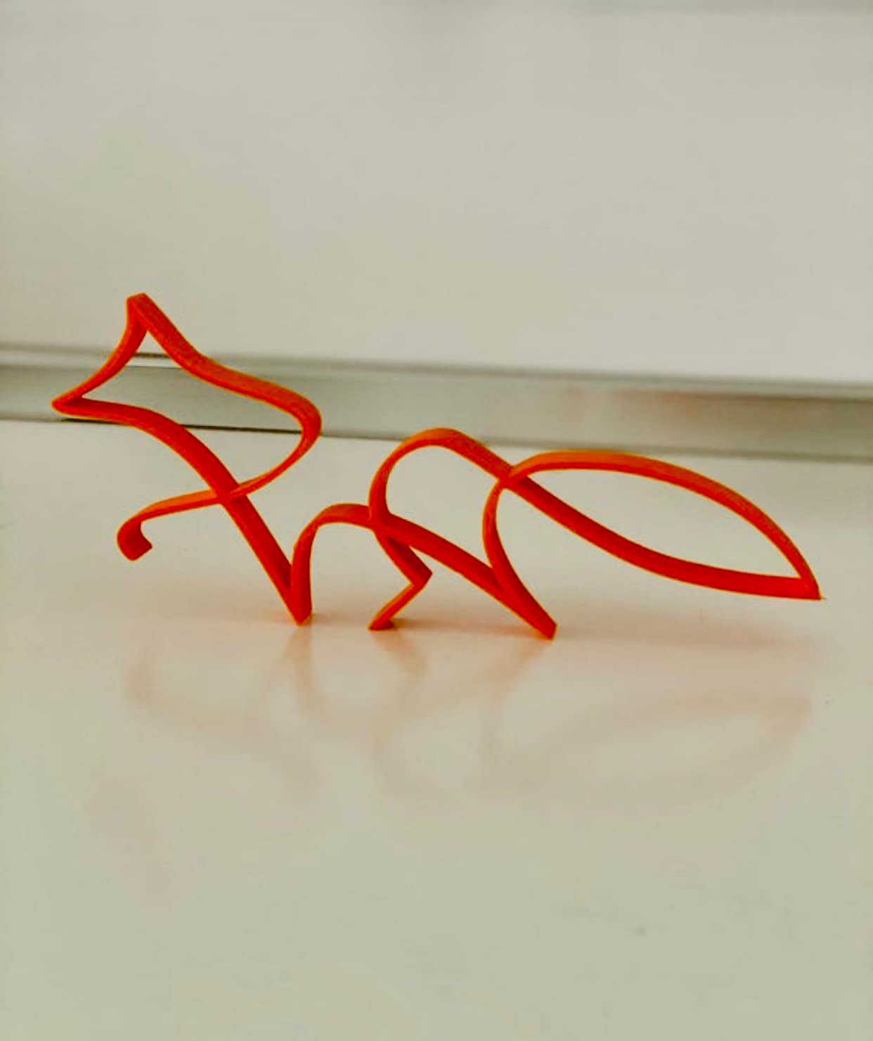 Fox Minimalist Art Sculpture Shelf Sitter Shelf Decor Etsy