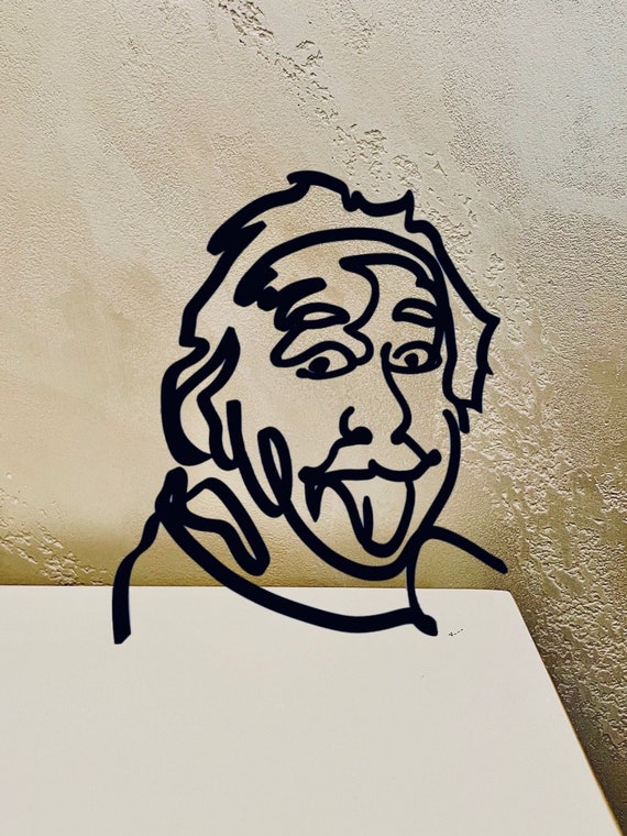 Albert Einstein Statue: 3D Printed BioPlastic Shelf Sitter