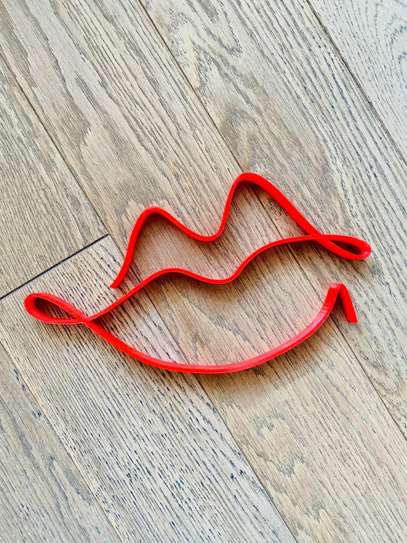 Lips, Sexy Item, BioPlastic furniture addition, windowsill statue, shelf sitter, desktop presents, always smile, love kiss, girlfriend hello image 4