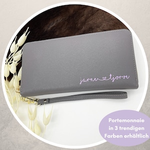 Damen Geldbörse 2in1 | Damen Portemonnaie groß | Damen Geldbeutel | Personalisiert | Geschenk | Geschenkidee Damen | mit Namen