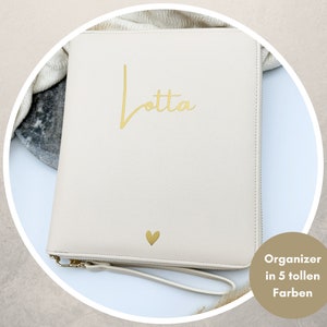 U-Heft Organizer | Familienorganizer | Dokumentenorganizer | Dokumentenmappe | Personalisiert mit Namen | Travelorganizer