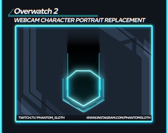 Overwatch 2 - Reemplazo de retrato de personaje para streaming