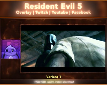 Resident Evil 5 - Superposición de transmisión para Twitch, Youtube y Facebook (PC) Activo