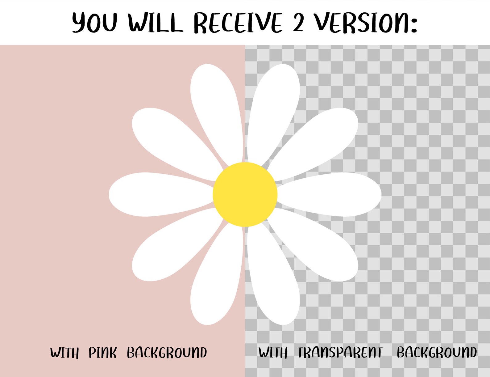 Daisy SVG Vector EPS DXF Ai Png Jpg Files for Cricut - Etsy