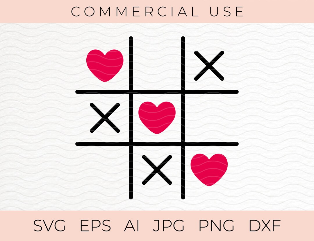 Tic Tac Toe SVG Png, Eps Tic Tac Toe Game Print Digital Download ...