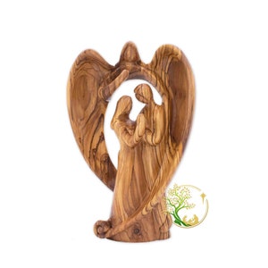 Wedding gift for the Couple | Wedding couple Statue | Wedding & Engagement wooden Figurine |Romantic Statue Anniversary Gift |Religious Gift
