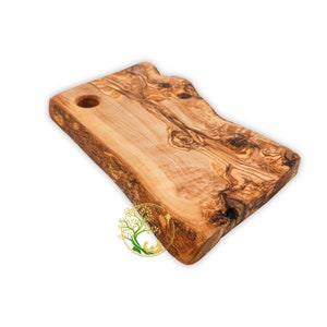 Unique shaped Olive wood charcuterie board | personalized cutting board | Engraved cheese serving board | housewarming gift cheese board