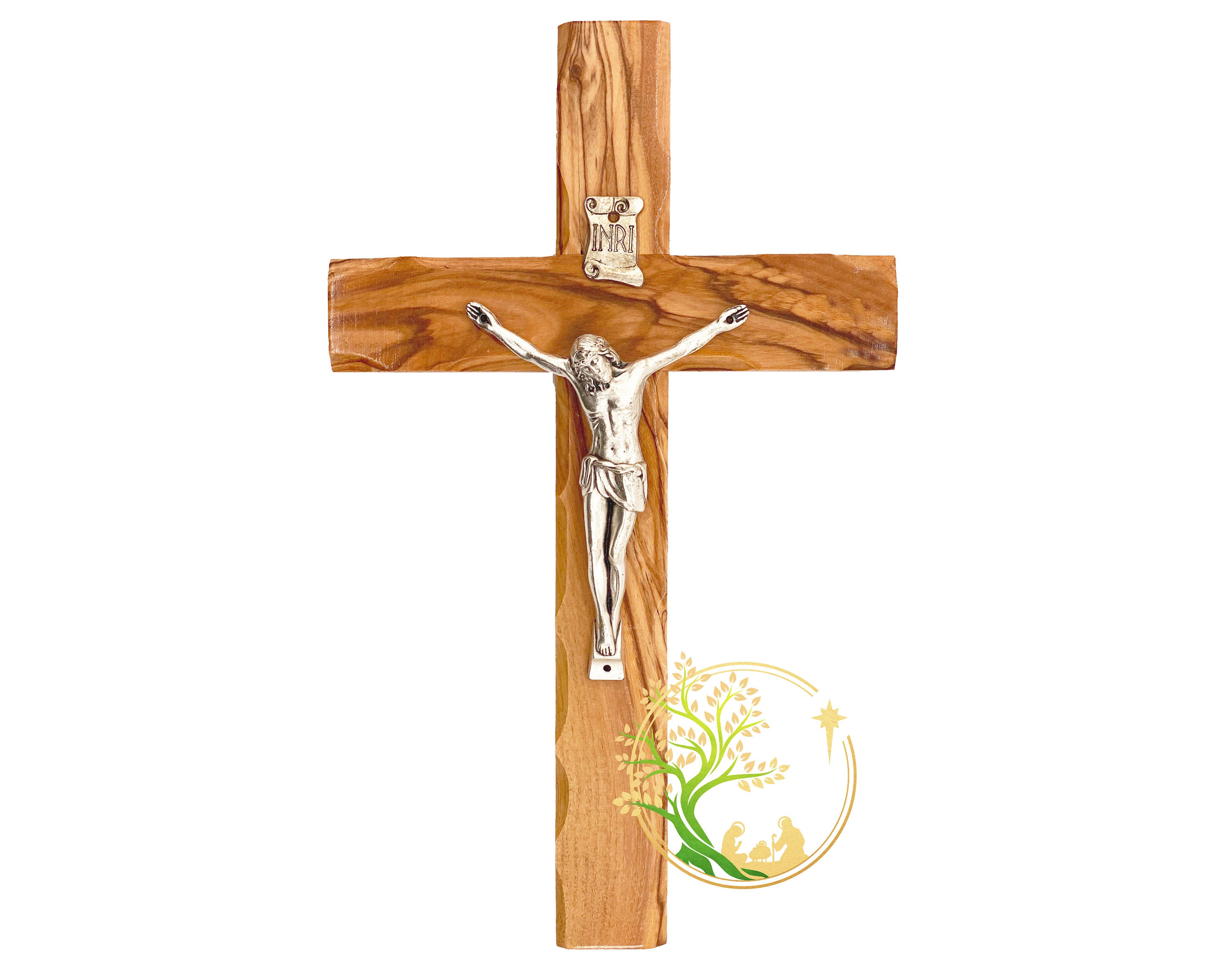 Wooden holy wall cross made in the Holy Land Bethlehem Hand Etsy