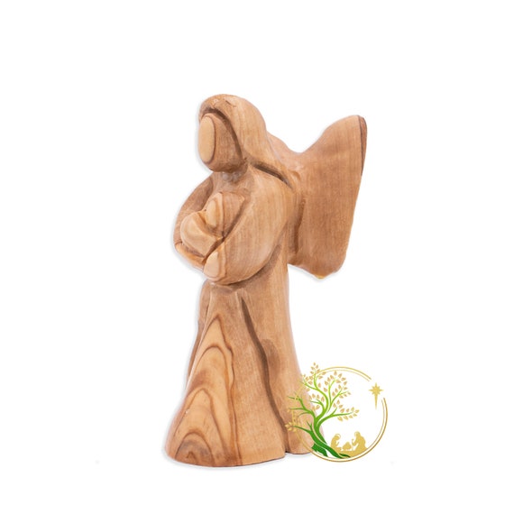 Mini Schutzengel Hält Baby Statue Religiöse Engel Figur Deko