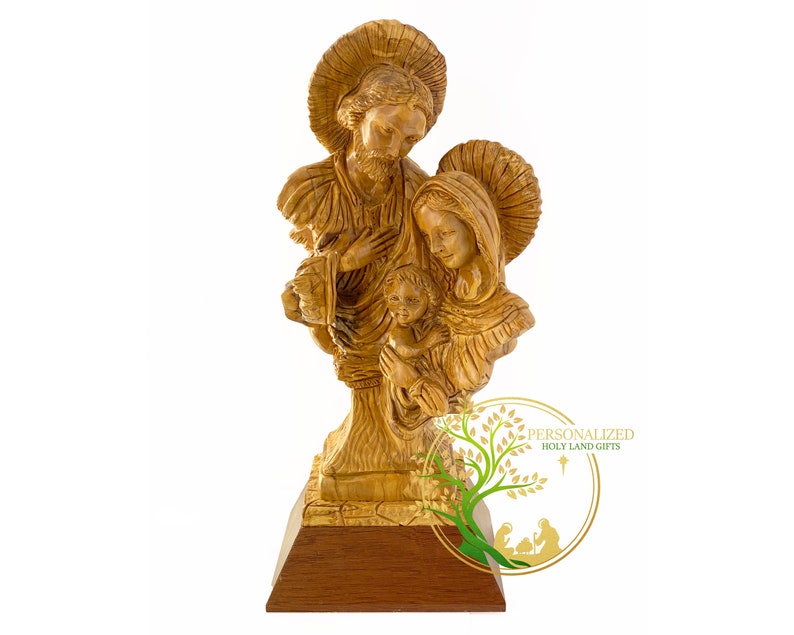 The Holy Family statue. Virgin Mary Joseph &baby Jesus image 0