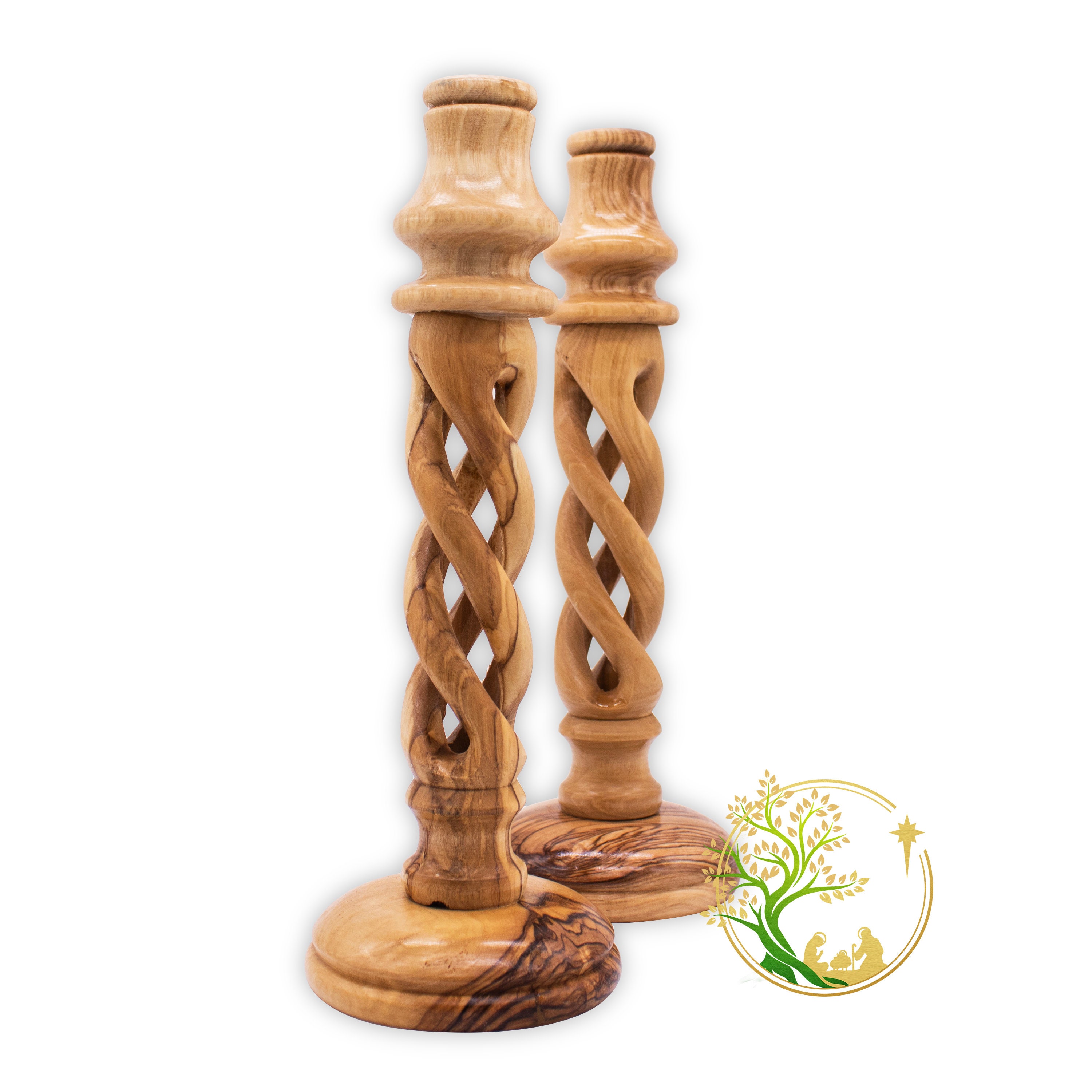 Hollow Spiral Wooden Candle Holders for Table Décor Wooden Etsy