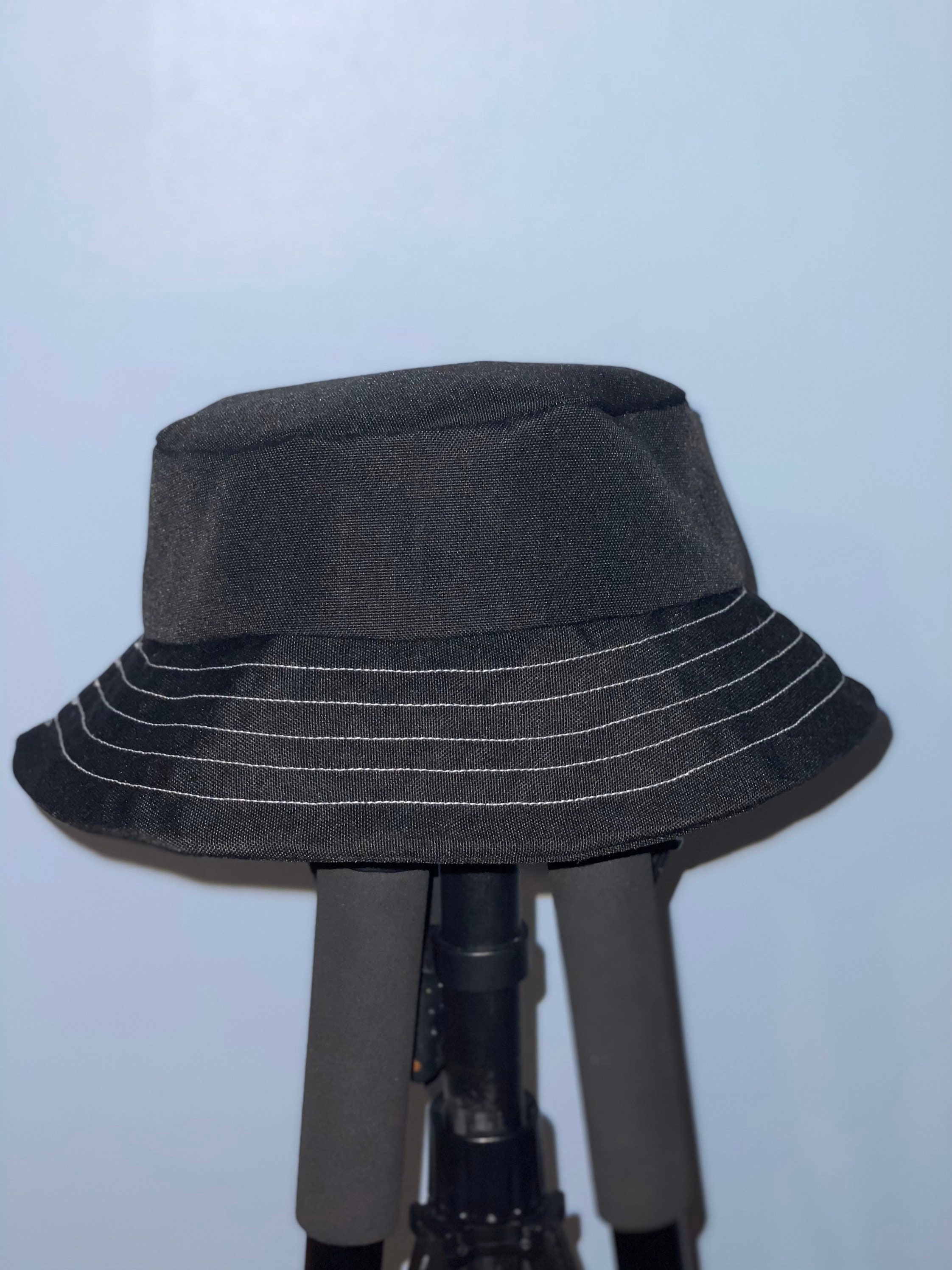Solid Black Bucket Hat - Etsy