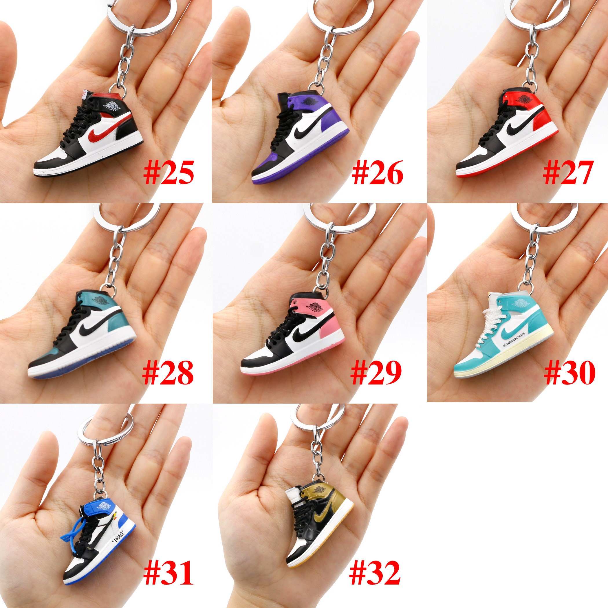 3D Mini Sneaker Keychain 3D MIni Sneaker Keychain Sneaker Etsy