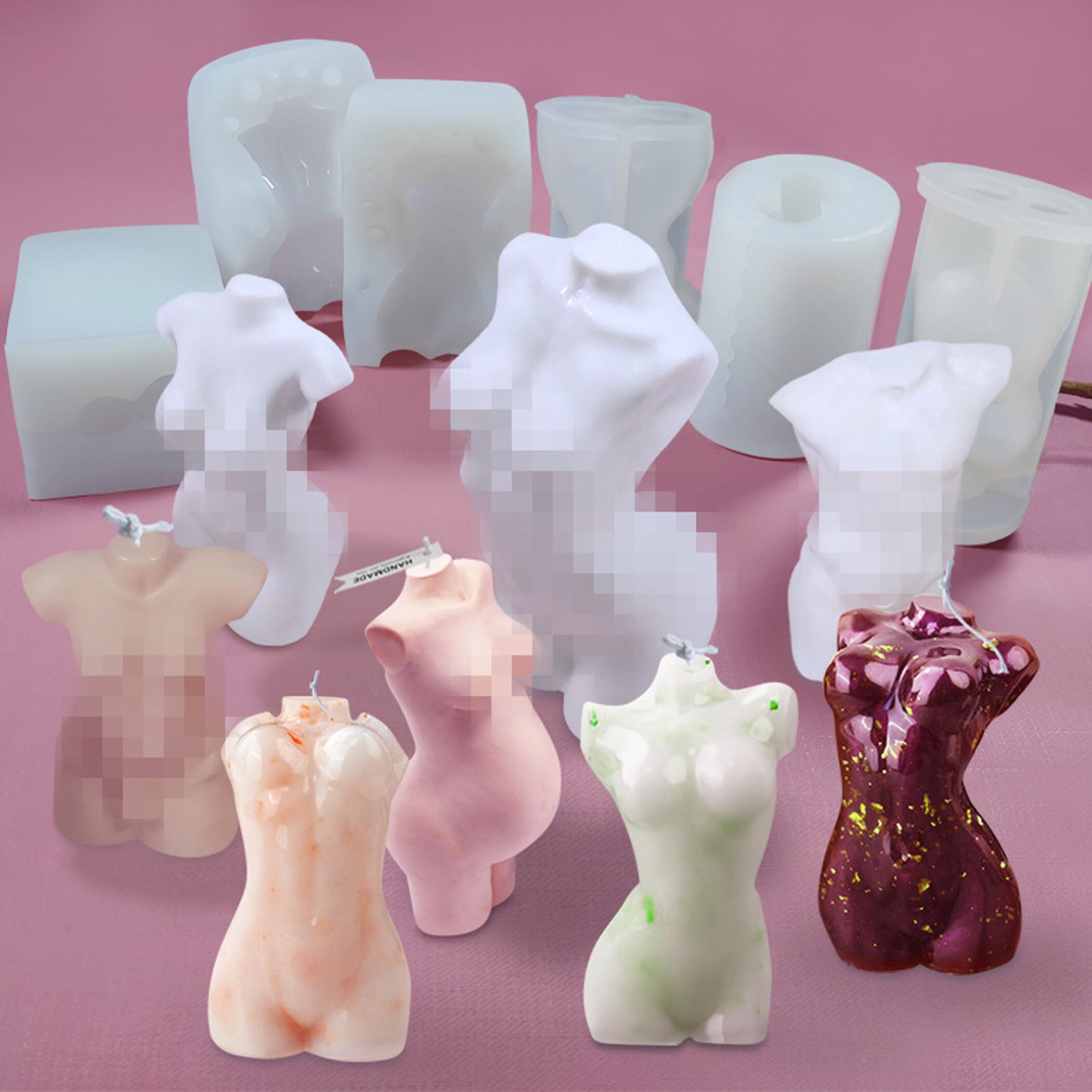 3D Body Mold Woman Body Mold Candle Mold Handmade Soap Mold Etsy