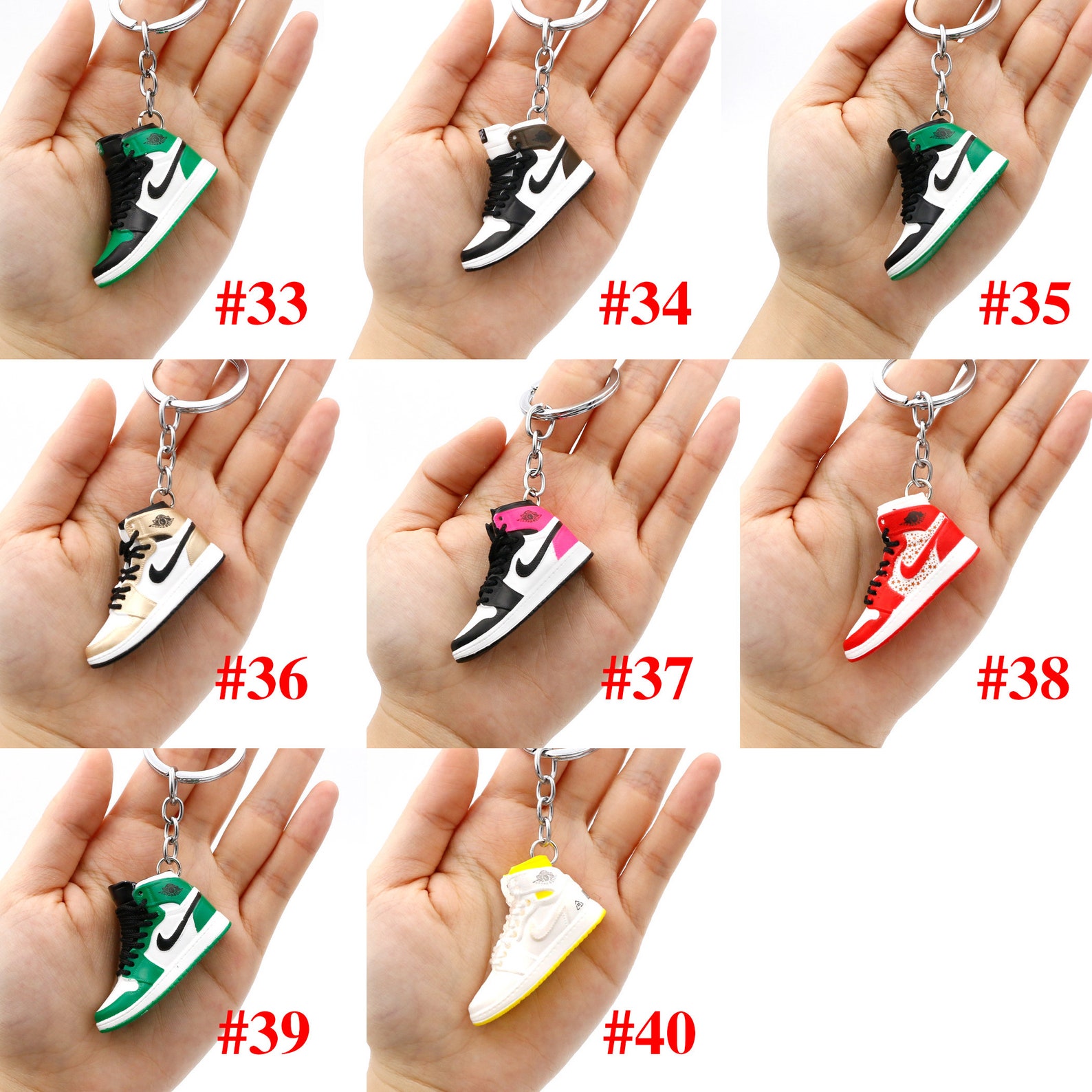 3D Mini Sneaker Keychain 3D MIni Sneaker Keychain Sneaker Etsy
