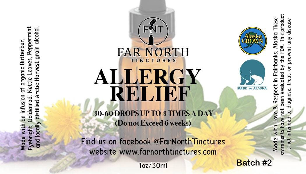 Allergy Relief, Cough, Asthma, Headaches, Allergic Rhinitis hay Fever 1 Oz. Tincture Etsy