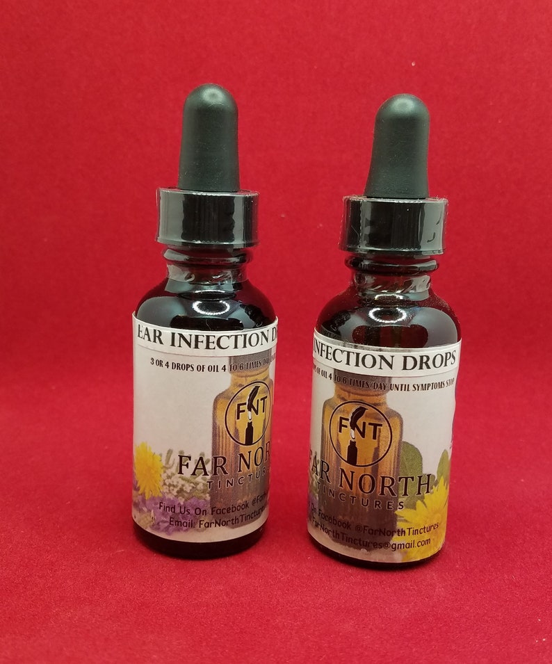 Ear Infection Drops, Ear Ache, Water in Ear, Mullein Flowers, Ear Pain