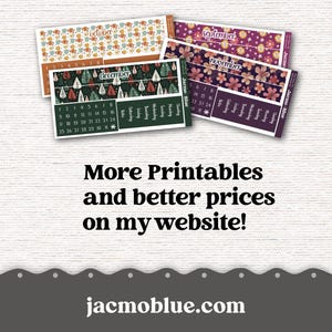 PRINTABLE Washi Strips Stickers Print and Cut Silhouette and Cricut ...