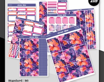 Spontaneous Weekly Planner Sticker Kit Vertical Planner Stickers 219