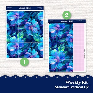 Extrovert Weekly Planner Sticker Kit Vertical Planner Stickers 218 - Etsy