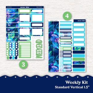 Extrovert Weekly Planner Sticker Kit Vertical Planner Stickers 218 - Etsy