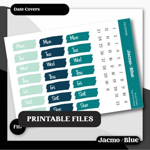 PRINTABLE Weekly Sticker Kit Vertical Planner Stickers - Silhouette ...