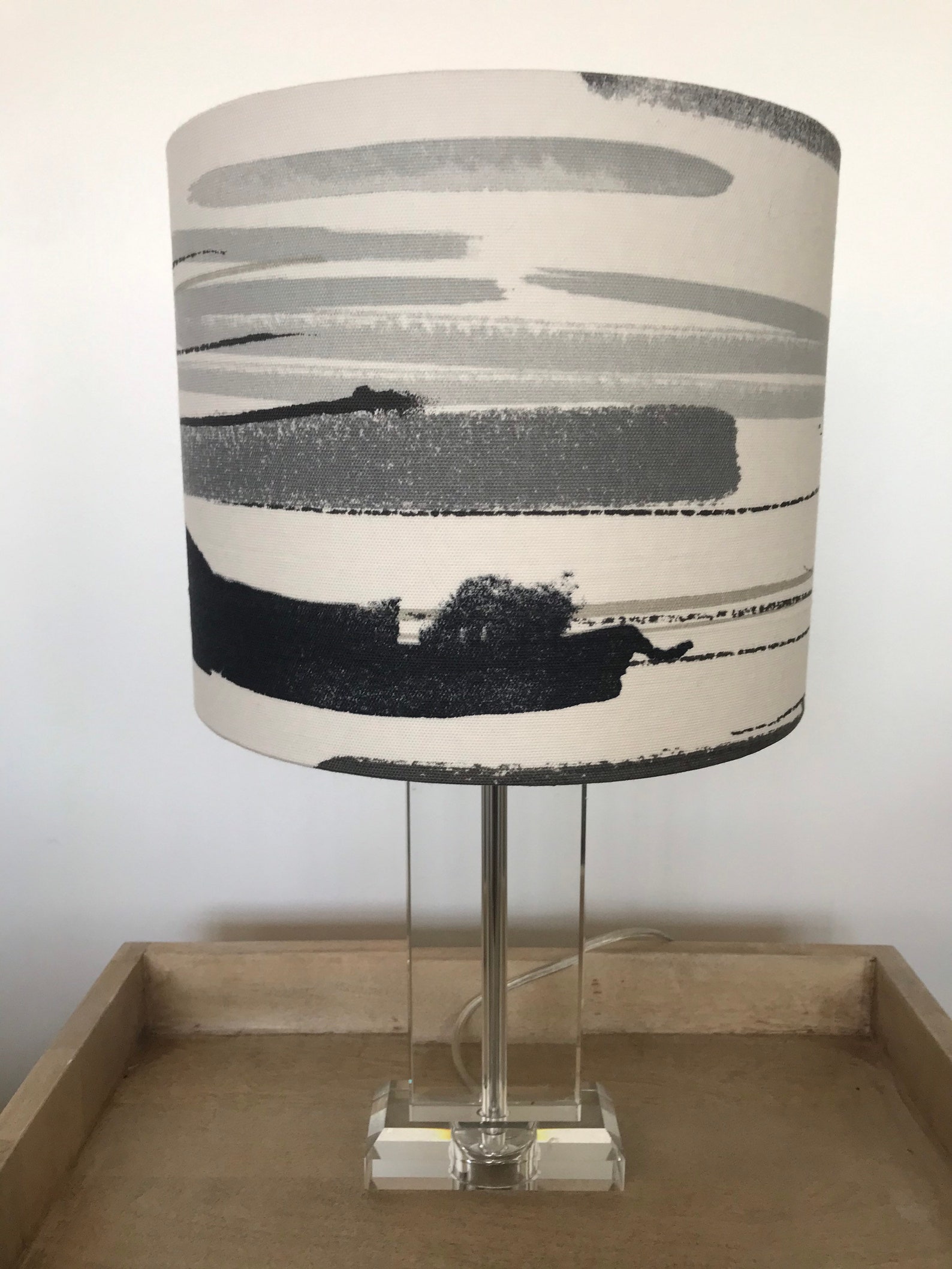 voyage fabric lamps