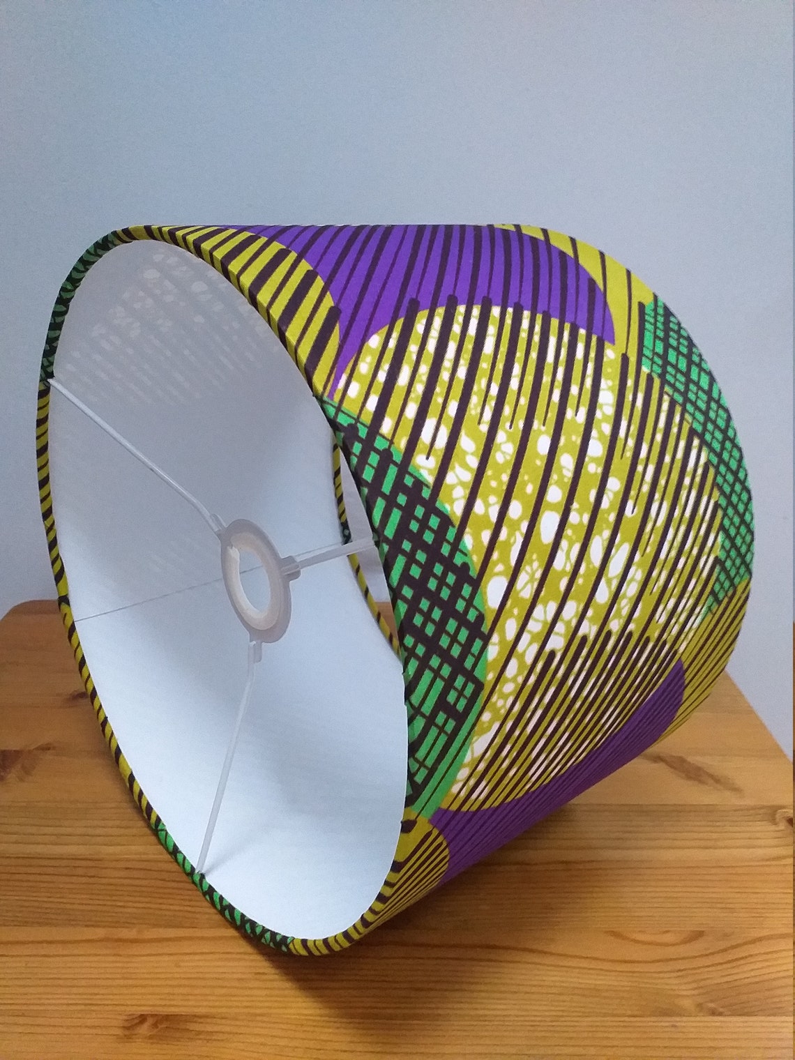 African Fabric Handmade Lamp Shade Ceiling Pendant. Etsy