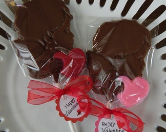 Valentines Day Chocolate Lollipop