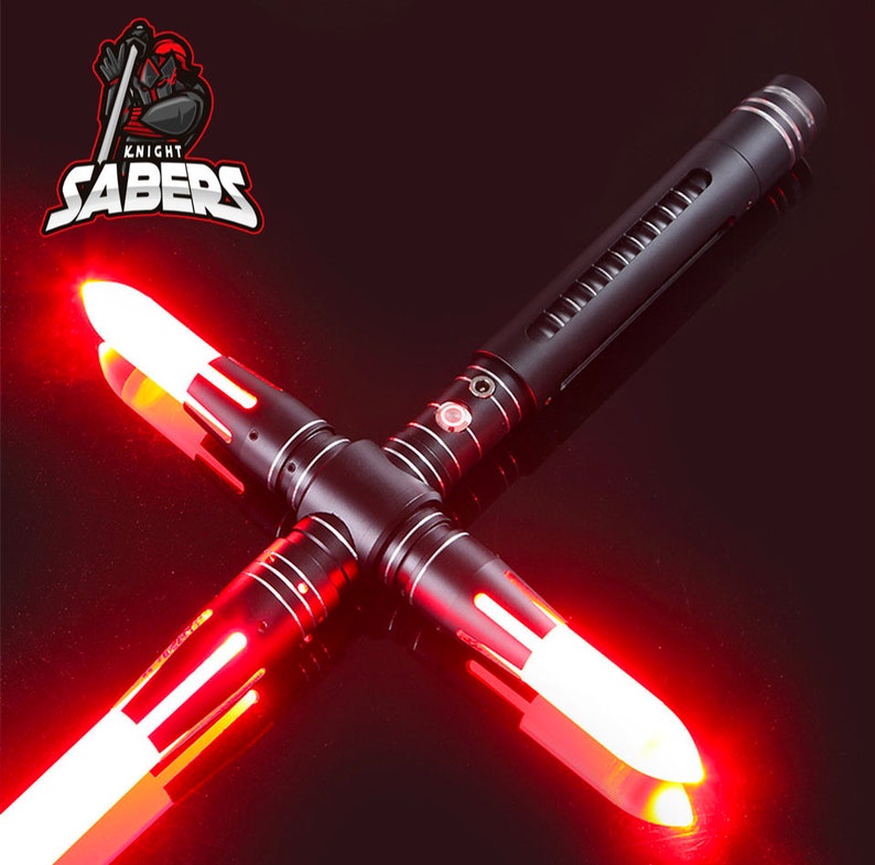 Kylo Ren Dueling Lightsaber Metal Handle RGB LED Lightsaber Etsy