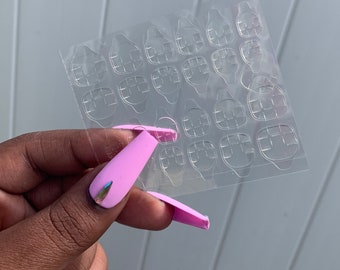 nail sticky tabs/ press on nails/ adhestive tabs for press on nails, double sided nail tabs,24 nail tabs
