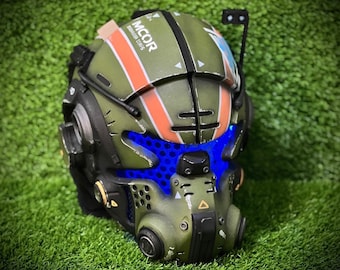 Jack Cooper TitanFall2 helmet for Cosplay and Airsoft / Any helmet painting of your choice / Please read the description/