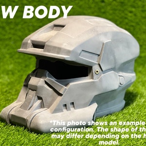 N7 MassEffect helmet for Cosplay and Airsoft / Any helmet painting of your choice / Please read the description/ Raw Body