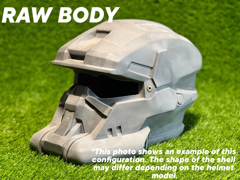 N7 MassEffect helmet for Cosplay and Airsoft / Any helmet painting of your choice / Please read the description/ Raw Body