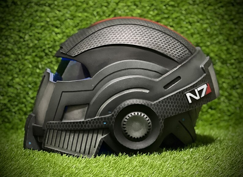 N7 MassEffect helmet for Cosplay and Airsoft / Any helmet painting of your choice / Please read the description/ image 4