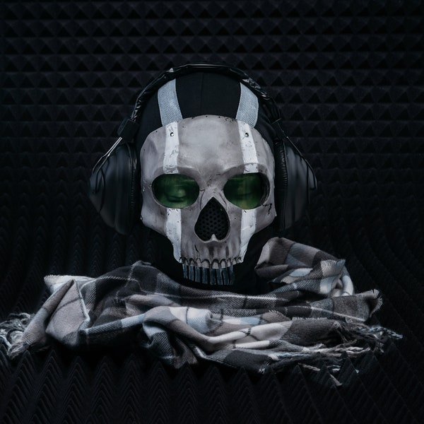 Ghost mask for Cosplay and Airsoft