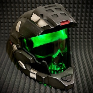 Helmet Haunted Cosplay Airsoft  Halo ! Any helmet painting of your choice is FREE !