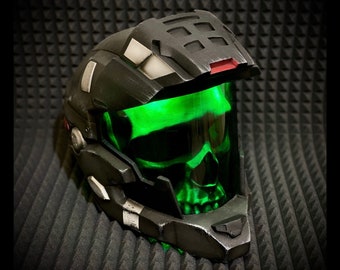 Haunted helmet Halo Reach for Cosplay and Airsoft / Any helmet painting of your choice / Please read the description/